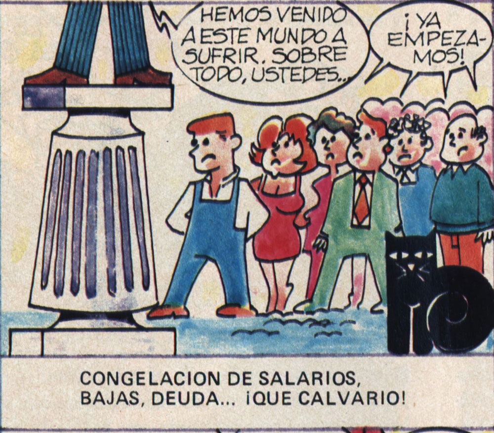 ¡Qué calvario!