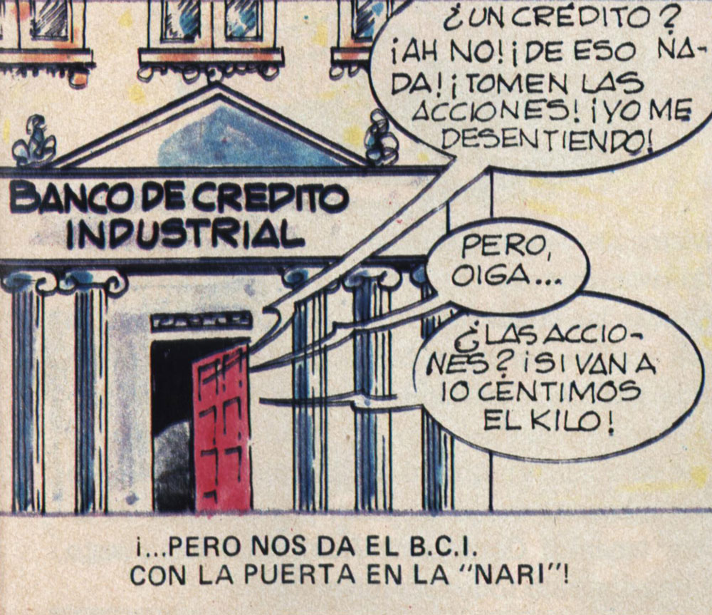 Pero nos da el BCI con la puerta en la nariz